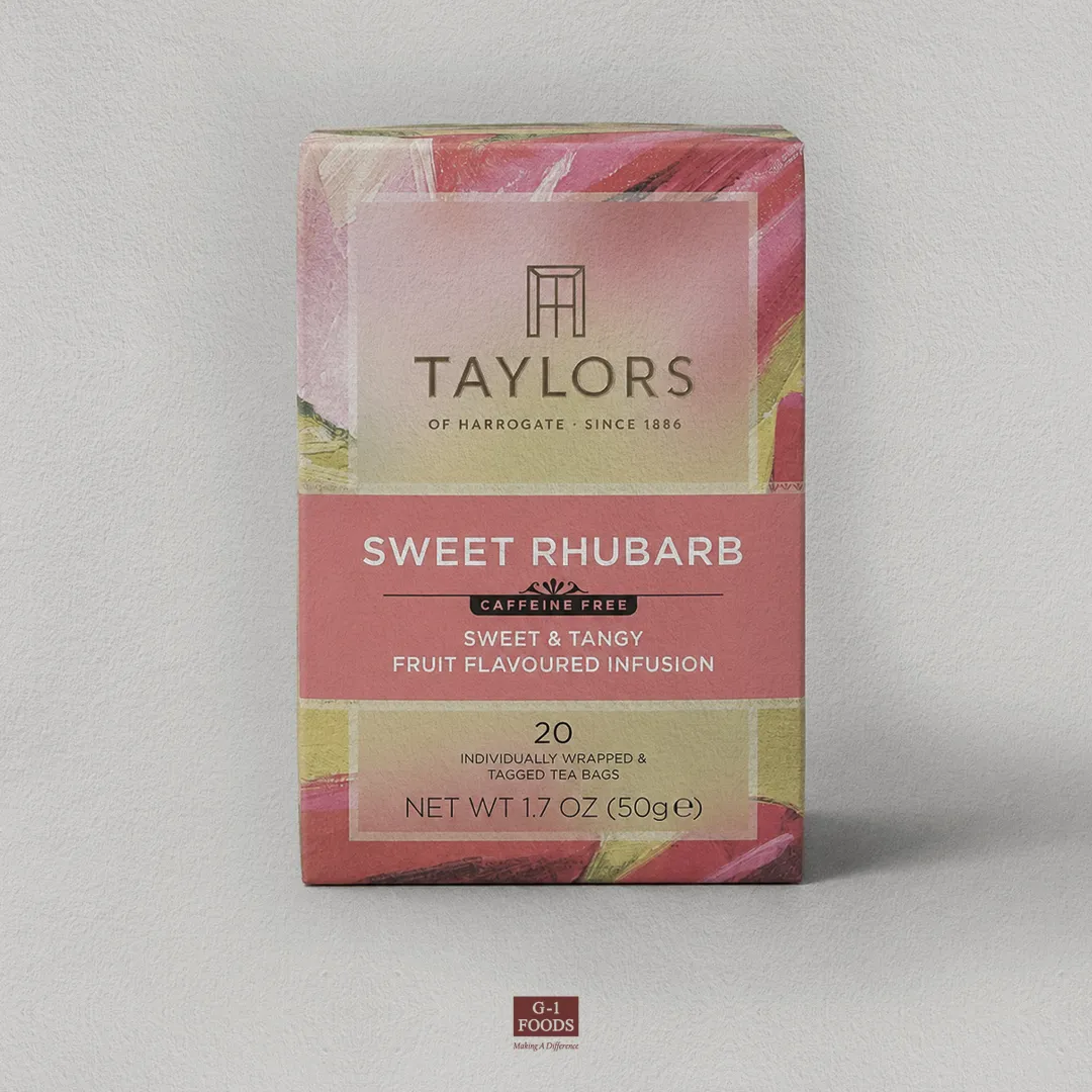 玫瑰果大黃茶 茶包<br>Sweet Rhubarb Infusion Tea Bags