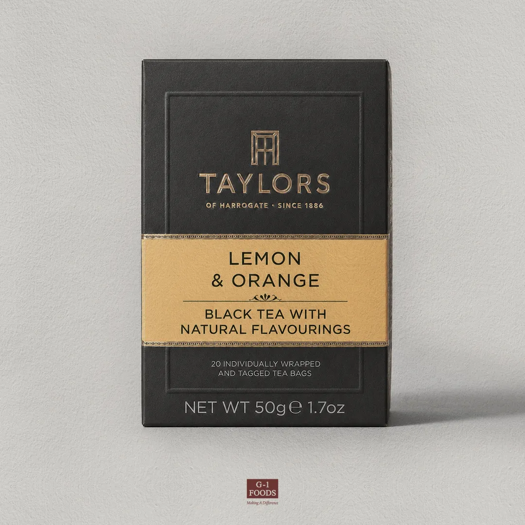 檸檬香橘紅茶 茶包<br>Lemon & Orange Tea Bags
